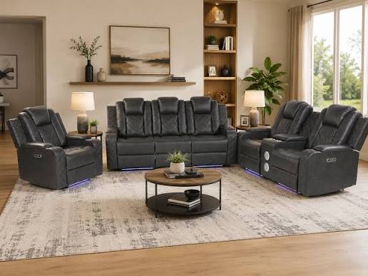 SOFA COMPLETE SET WITH BLUETOOTH	
